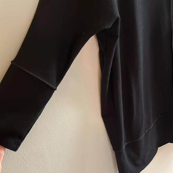 SPANX black medium weight crewneck pullover - Picture 3 of 5